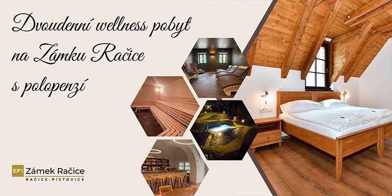 Zweitägiger Wellness-Aufenthalt mit Halbpension - Zámek Račice